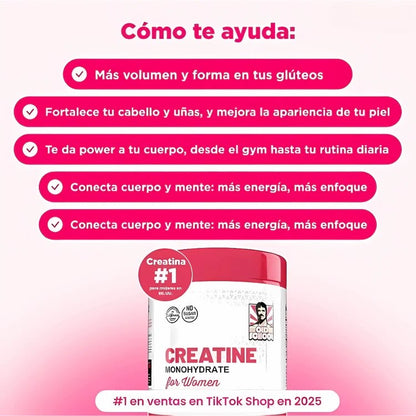 Creatina For Women Para Ellas 💗 Envío Gratis de Regalo🎁